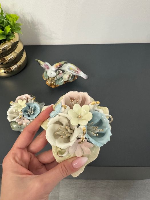 Set 3 bibelouri flori/pasari