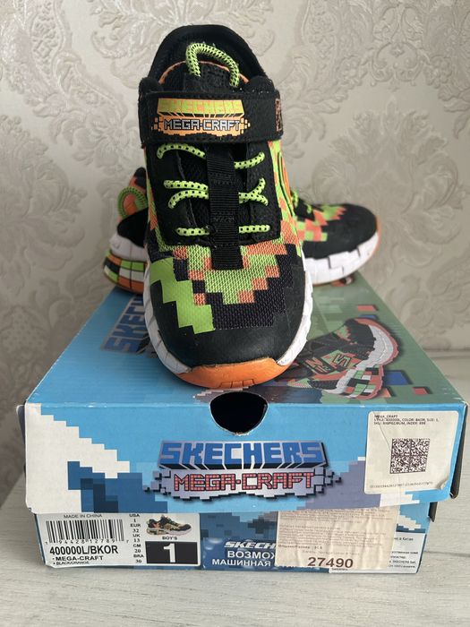 Детский кроссовки Skechers Minecraft размер 30