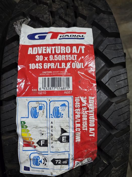 2бр Всесезонни гуми All Terrain 30 х 9.5 х 15 - GT Radial-