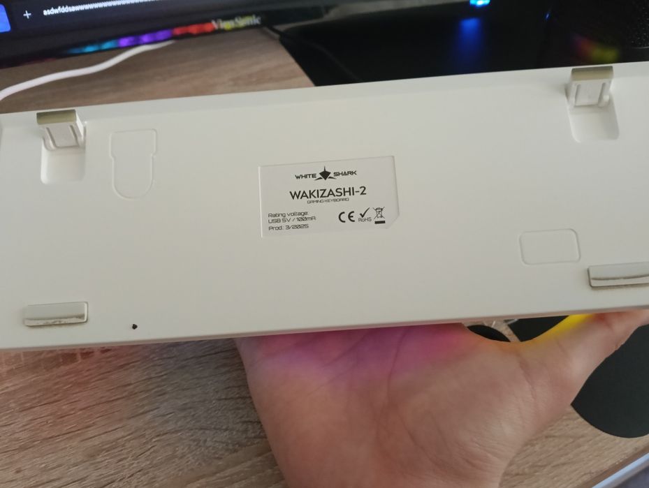 Клавиатура  whiteshark wakizashi 2