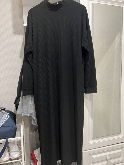 Черное базовое платье и платье боха