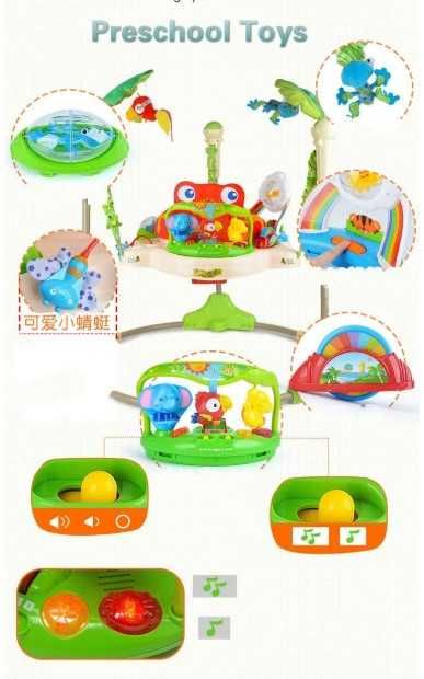 Jumper bebe,centru de activitati cu sunete,saritor