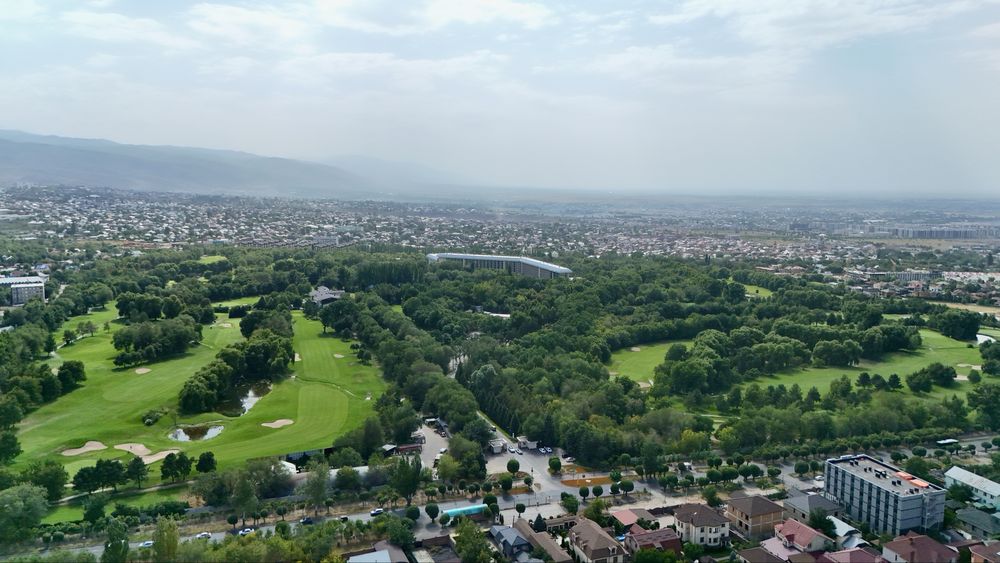 Съемка с дрона квадрокоптера