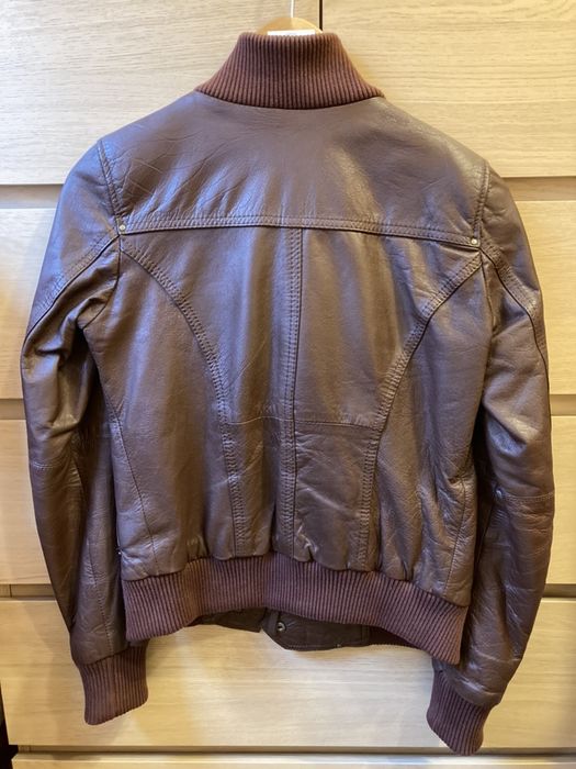 Geaca piele naturala, Bershka