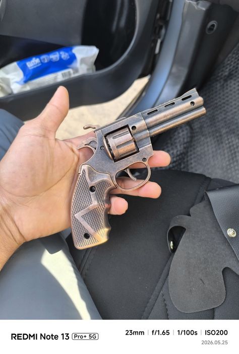 Temir pistolet REVOLVER 100% temir