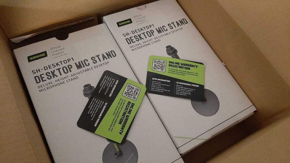 Stative microfon Shure SH-Desktop 1 - noi, nefolosite