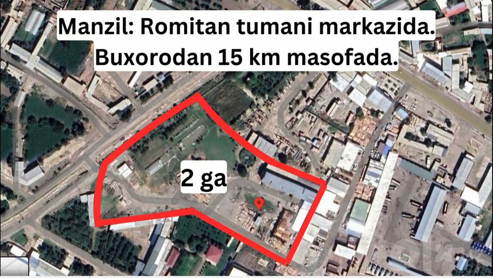 Два (2) га промышленная зона и рынок стройматериалов