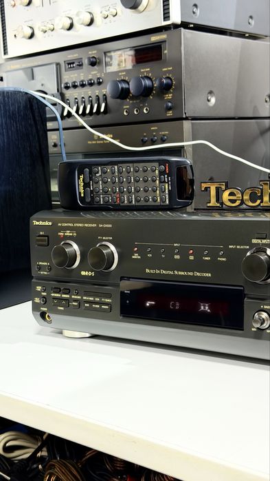 Technics SA-DX930 – Amplificator/Receiver AV Stereo 5.1 | Class H+ | 2x100W | Dolby Digital | DTS | RDS | Digital Optical | Phono | Telecomanda