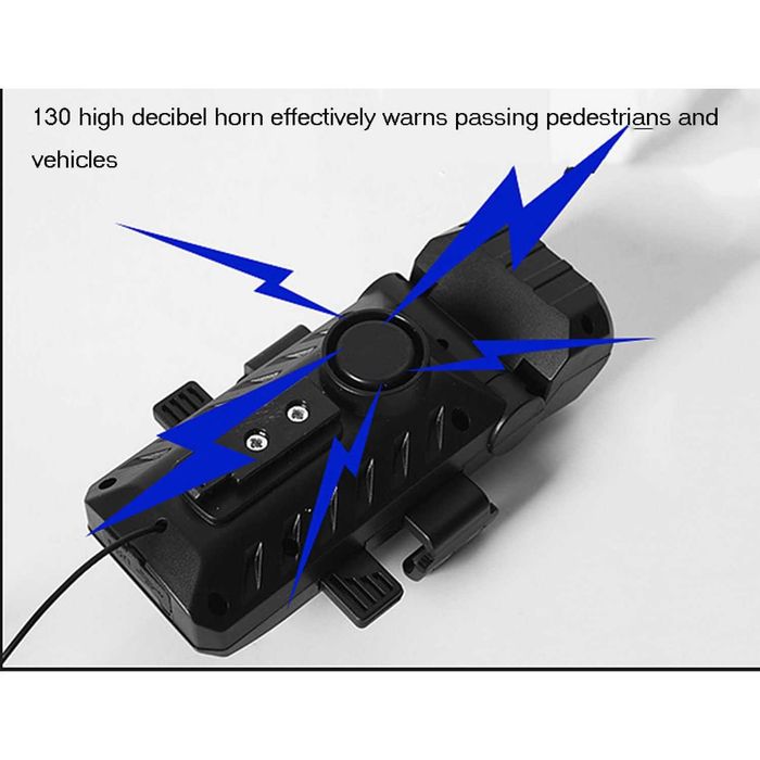 4 в 1 - Светлина за велосипед, Звънец, Поставка за GSM, Външна батерия
