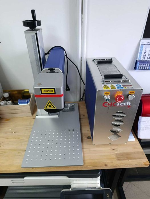 Fiber лазер 20W CNC Tech – като нов | Работна площ 20x20 см | EZCAD