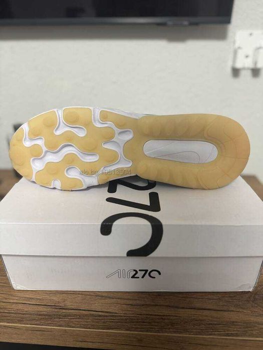 Супер Изгодно НОВИ Nike Air Max 270 React Бялo-Сиво Размер EU 45