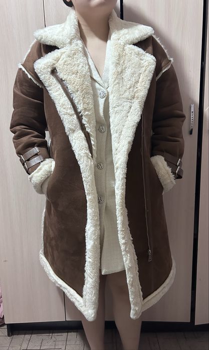 Срочно дубленка зимняя
