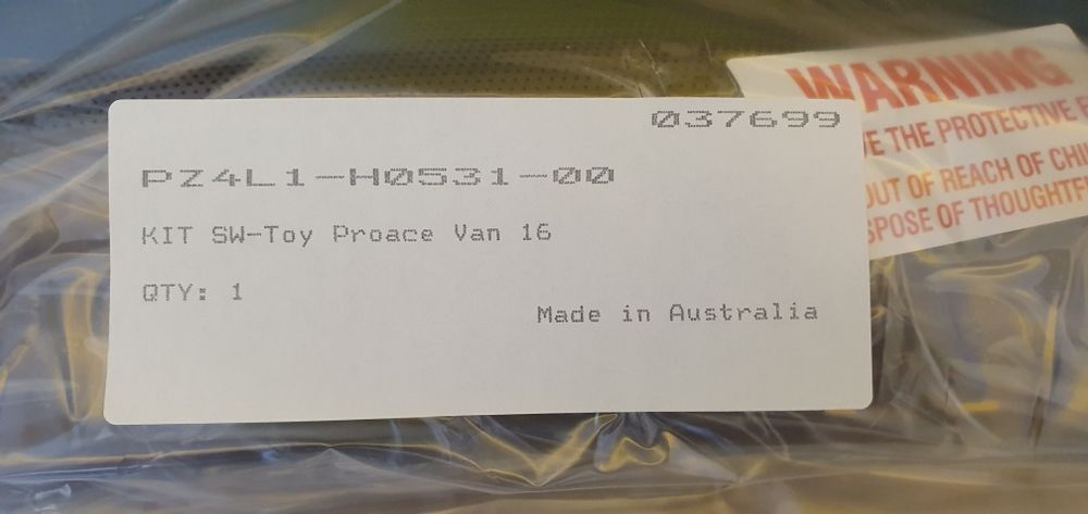 Paravanturi Toyota Proace originale PZ4L1H053100