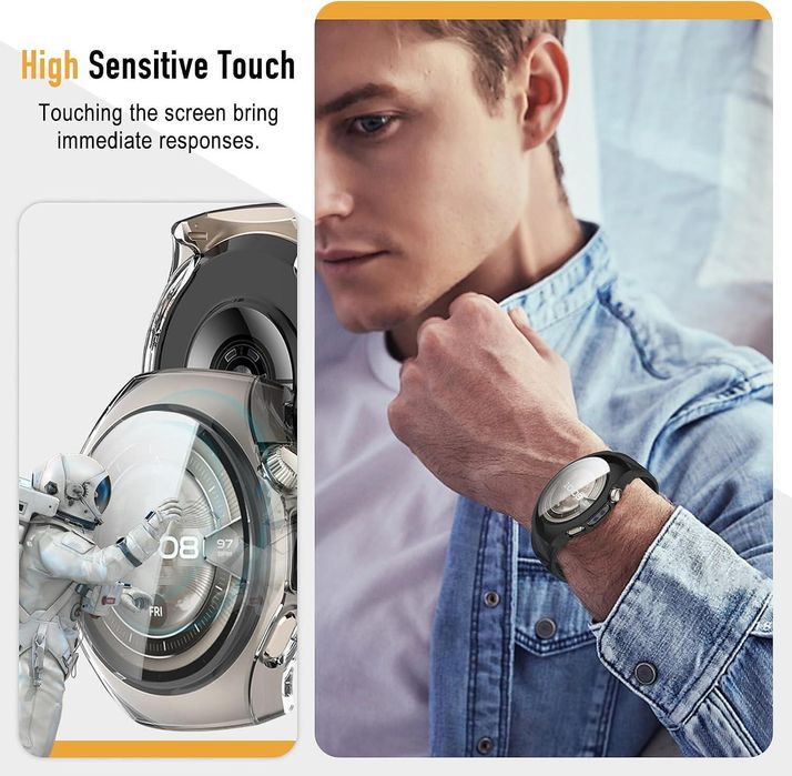 Силиконов Кейс 360° Градуса за Часовник Huawei Watch 5 46mm