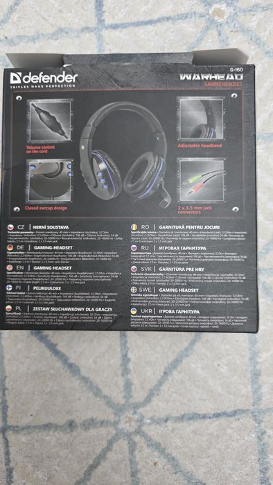 Игровые наушники Defender