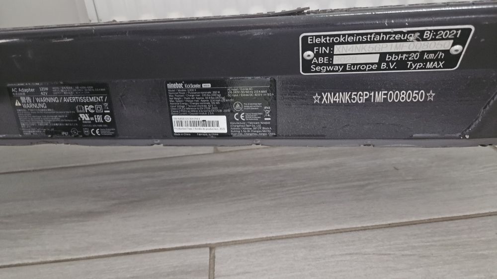 Vand  trotineta Segway Nineboot g30