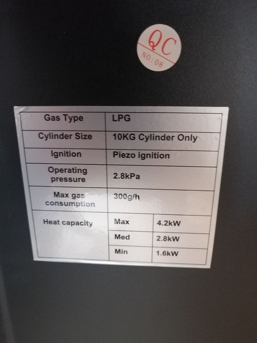 Газова печка Hausberg