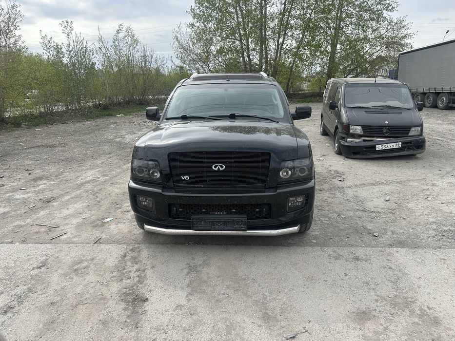 Фары передние на  инфинити QX 56