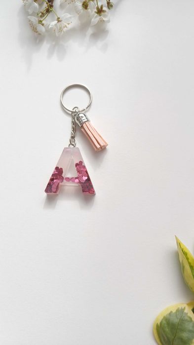 Ключодържатели с буква от епоксидна смола