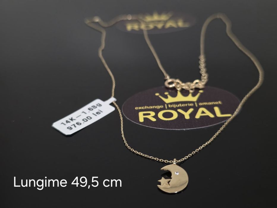 Bijuteria Royal: Lanț aur 14k/1.63 gr