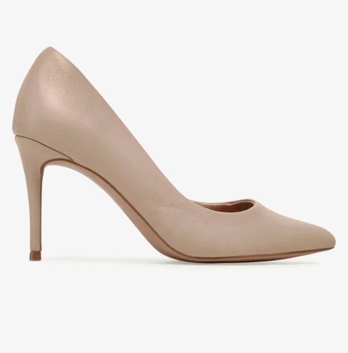 Обувки на ток Steve Madden естествена кожа