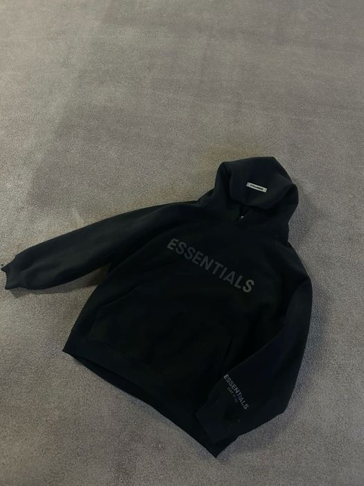 Essentials Black Hoodie