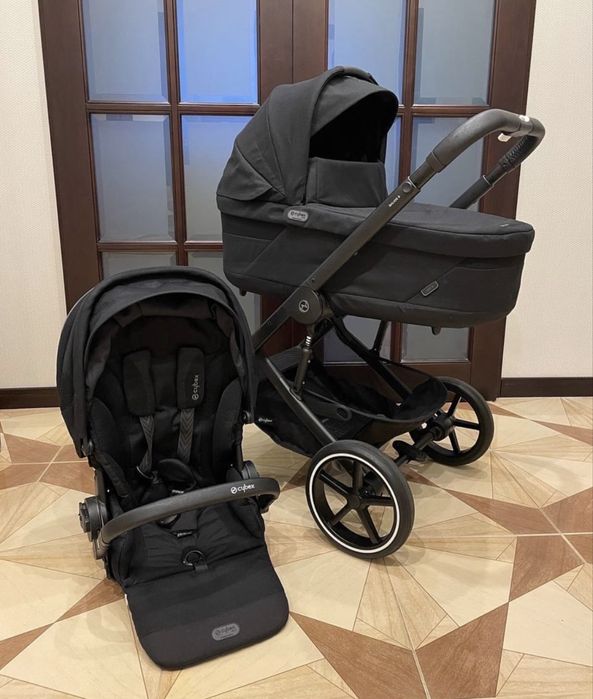 Бебешка количка Cybex Balios S Lux 2024 + зимен чувал + поставка за чаша