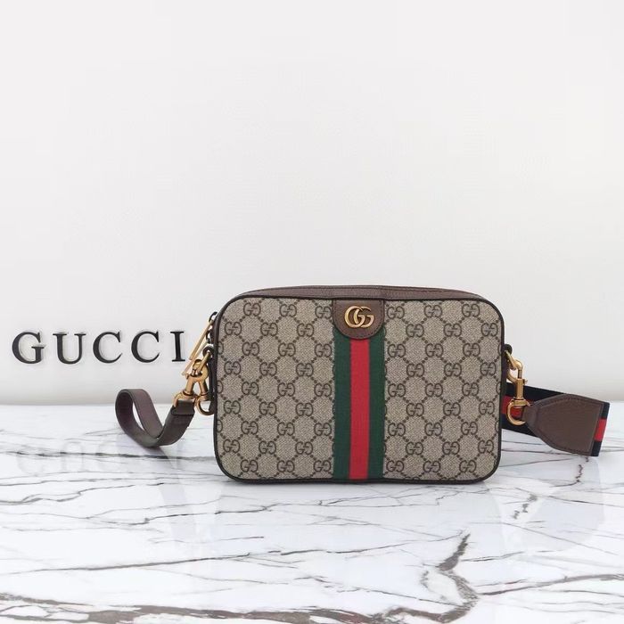 Чанта Gucci GG Supreme canvas Ophidia small crossbody bag