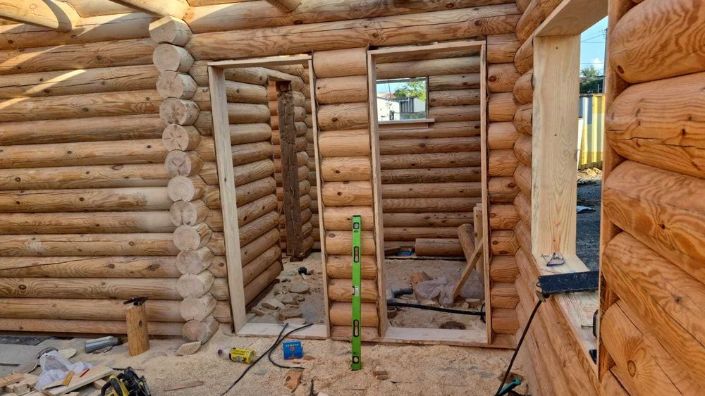 Срубы беседок, бань, домов.