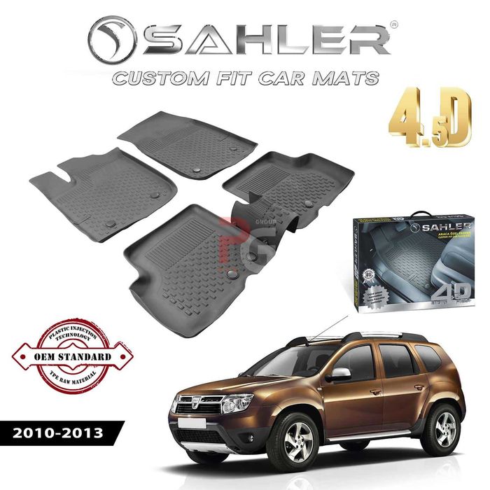Гумени стелки за Dacia Duster / Дачия Дъстър / 4×2 (2010-2013) тип леген / висок борд