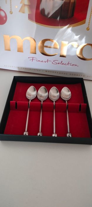 Ложечки кофейные. Серебро.