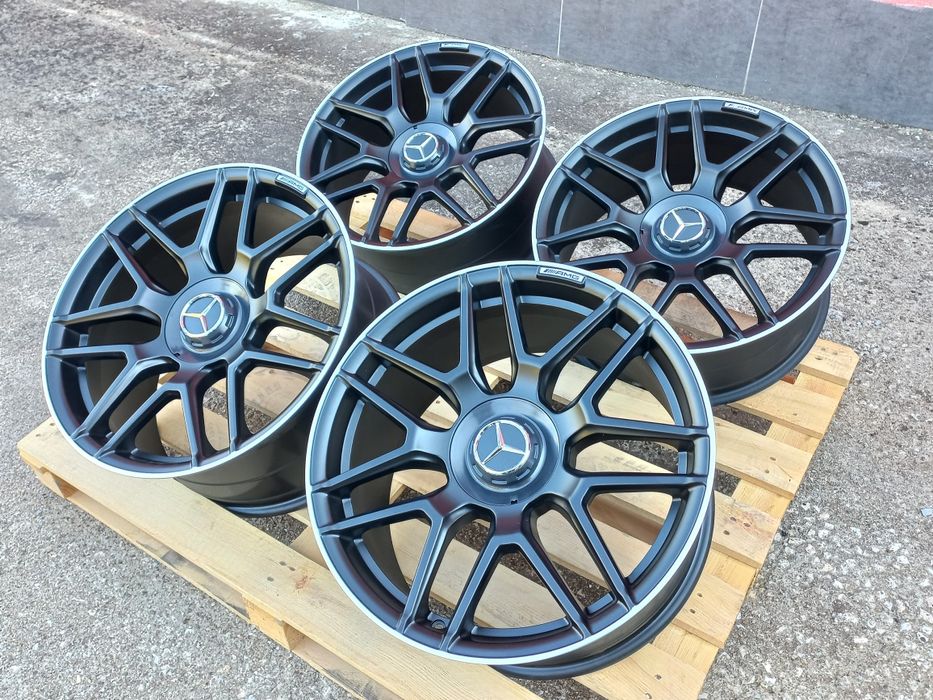19"Mercedes Black Matt Lip 8.5j et35 9.5j et48 C E S Cls Class Спорт Пакет