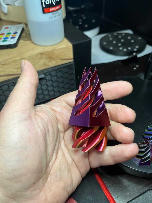 Set 4 mini fidget "spiral cone"