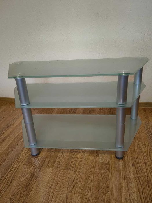 Журнальный столик, стеклянный