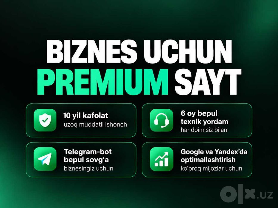 Har bir biznesga sayt
