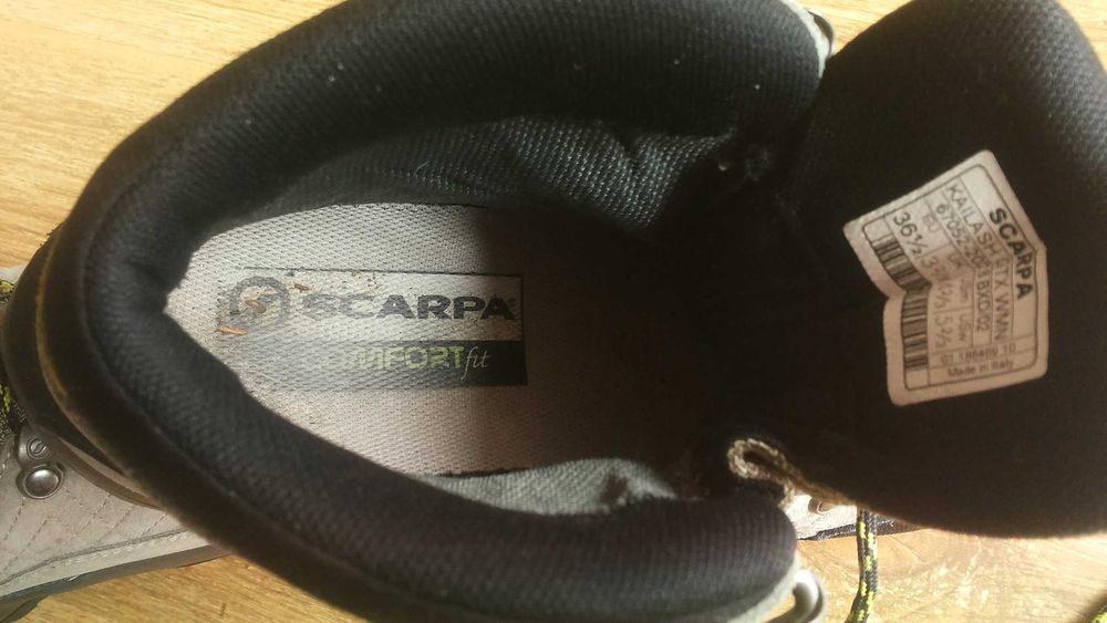 SCARPA KAILASH GORE-TEX Leather Boots EUR 36 1/2 / UK 3 2/3 естествена кожа водонепромокаеми - 1104