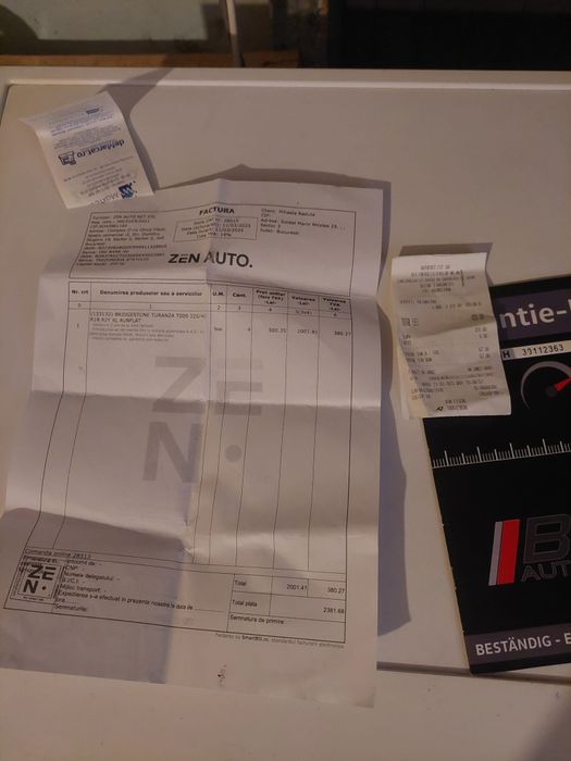 Anvelope vara încă în garanție 1 an