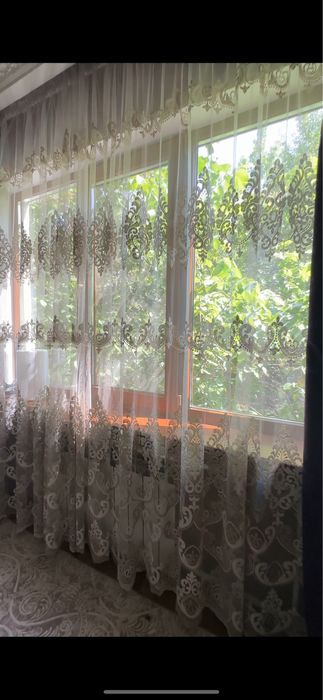 Тюль дешево с крючками