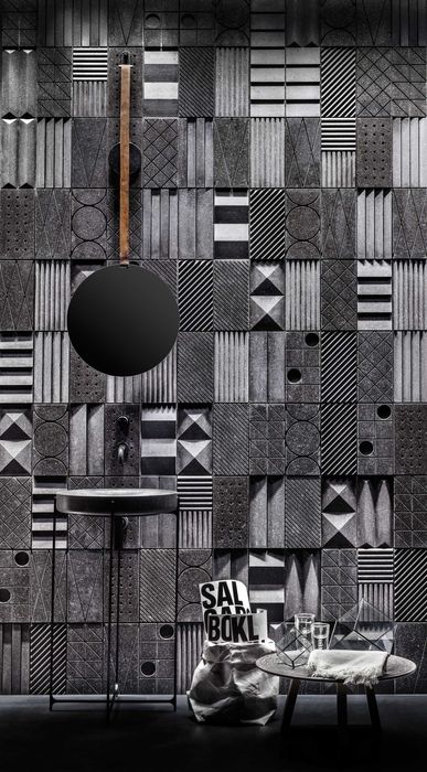 Декоративни 3D панели - 3д гипсови панели, облицовки за стени, 0082