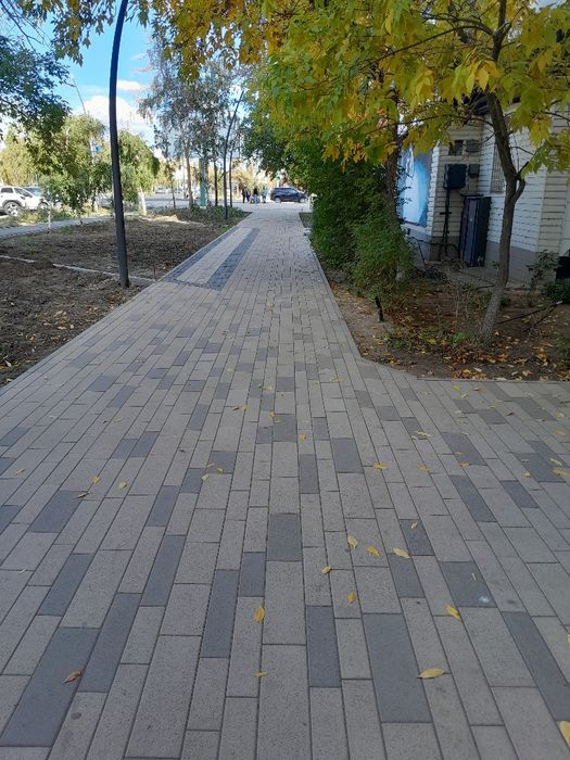 Укладка брусчатки