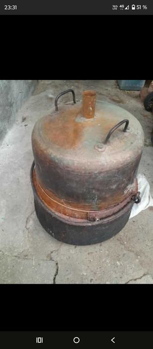 Cazan de tuica cu racitor