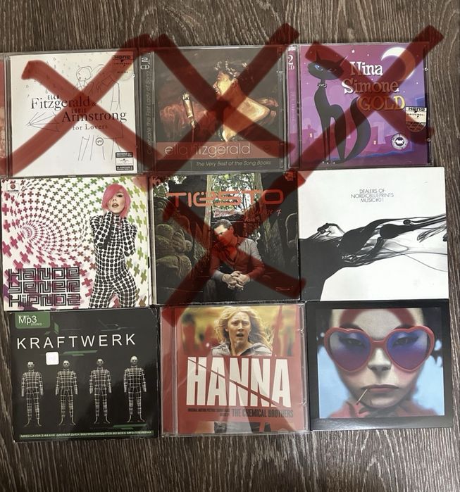 Продам б/у CD диски