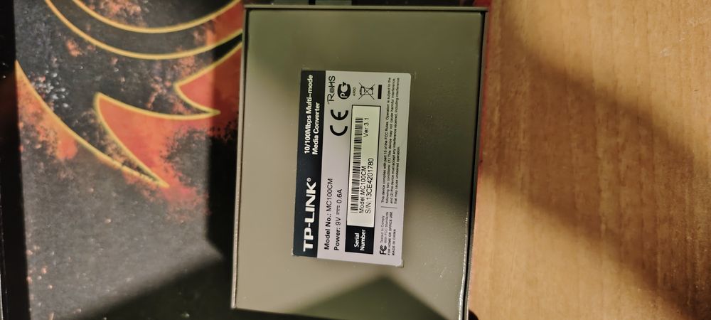 Set 2 bucăți: Media Converter TP-LINK MC100CM NOI Nefolosite
