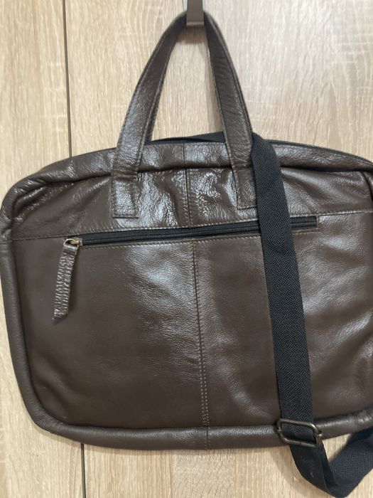 Geanta piele naturala pentru laptop