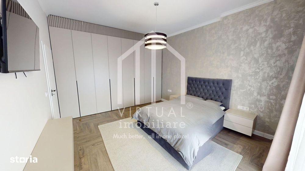 Apartamet cu 3 camere, 60mp utili + balcon (9mp), parcare, Ciresica