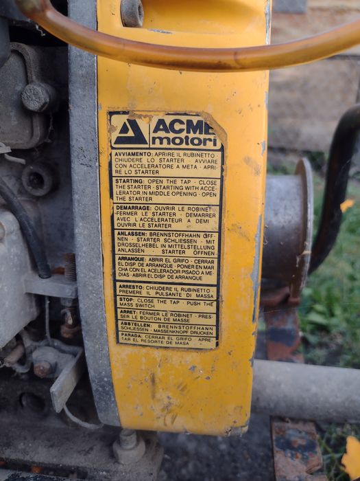 Мотоблок акме със инвентар