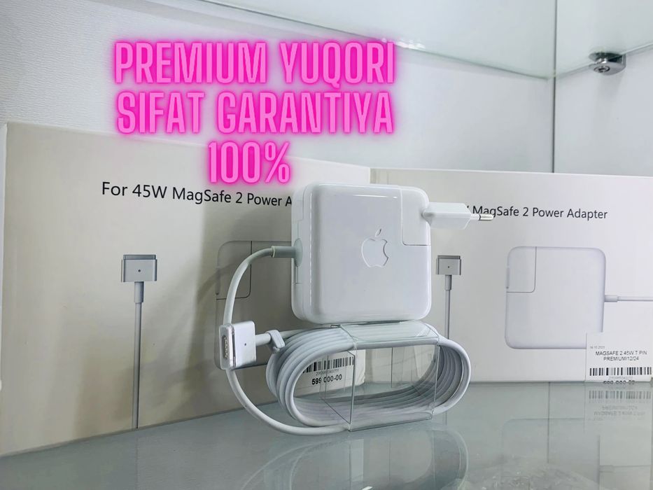 АКЦИЯ! Бесплатная достовка Зарядка макбука блок MagSafe 1/2 45/60/85w