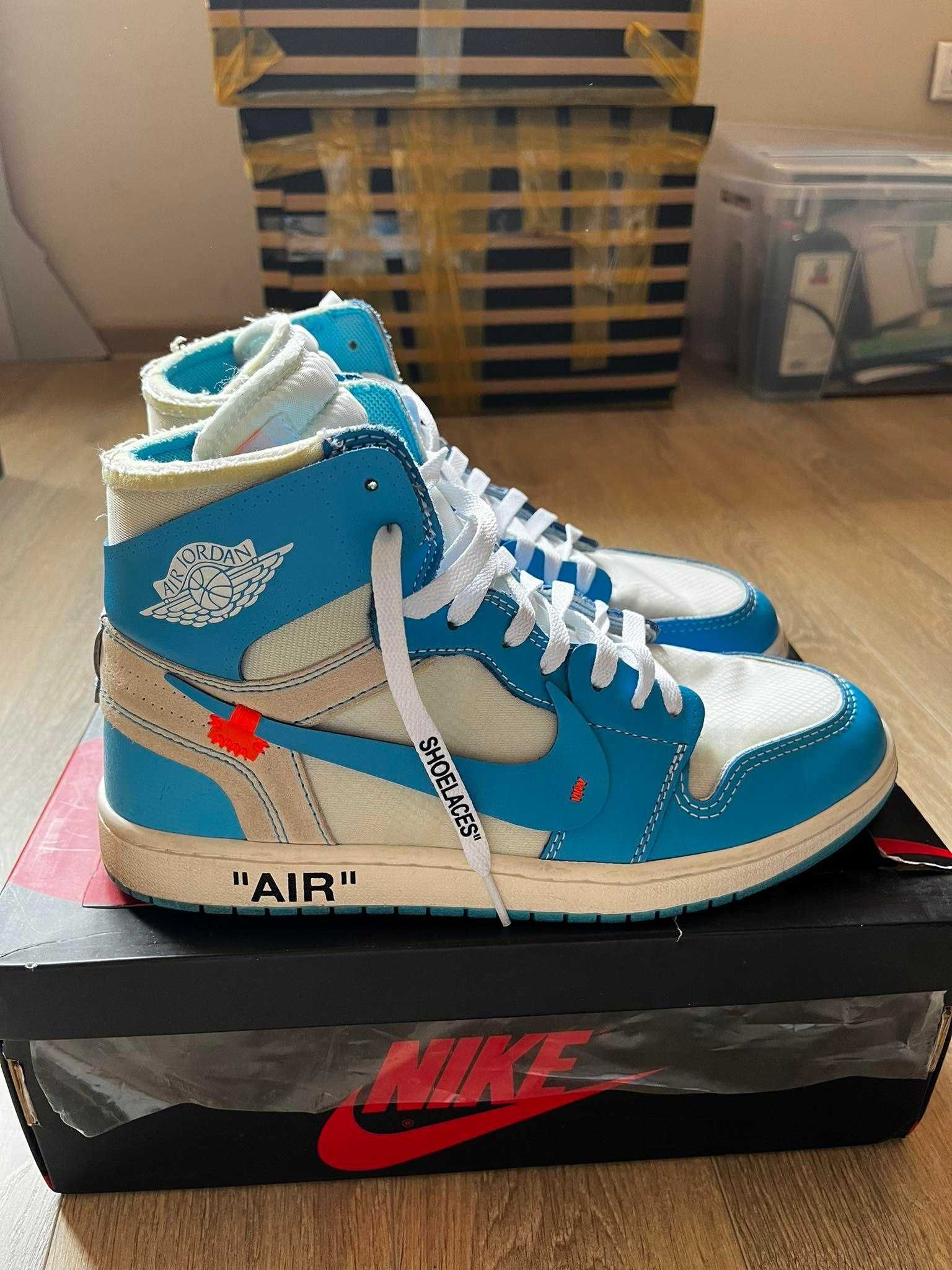 Nike Air Jordan 1 x Off White University Blue Chicago OLX.bg