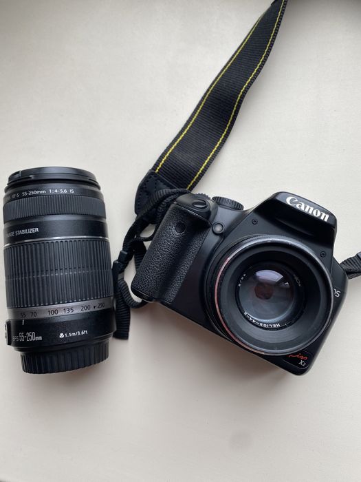 Canon 450D  два объектива
