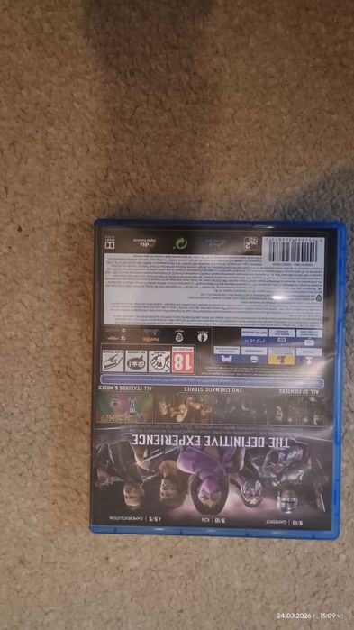 Игра за playstation 4 mortal Kombat 11 ultimate почти не използвана